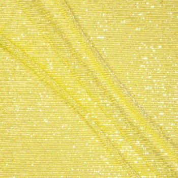 Lentejuelas stretch cristal amarillo