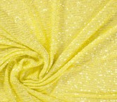 Lentejuelas stretch cristal amarillo