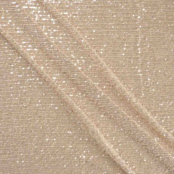 Lentejuelas stretch cristal nude