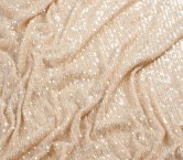 Nude elastic mini sequins