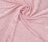 Lentejuelas stretch cristal rosa petalo