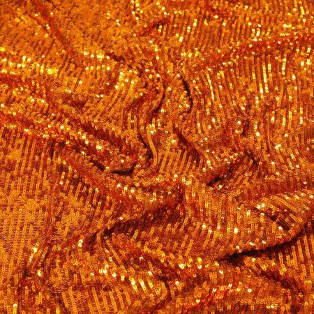 Orange micro lentejuelas cuadr