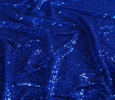 Blue micro square sequins stre