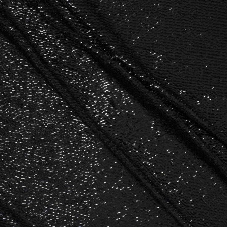 Lentejuelas curvadas negro