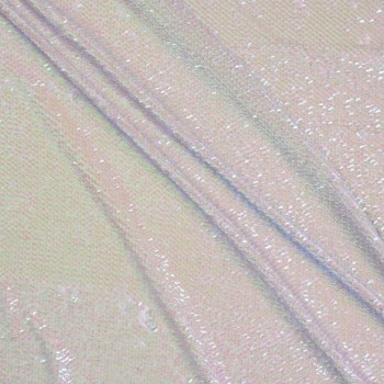 Lilac oval hologram sequins