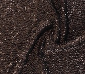 Lentejuelas curvadas marron