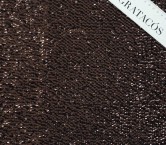 Lentejuelas curvadas marron