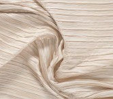 Plisado irregular beige