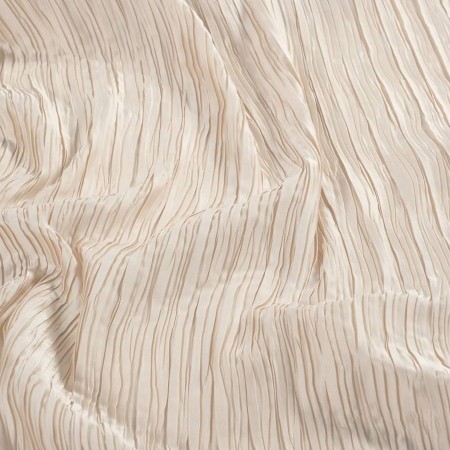 Plisado irregular beige