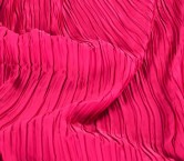 Plisado irregular fuxia