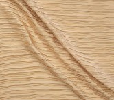 Ivory irregular pleats