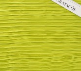Plisado irregular verde manzana