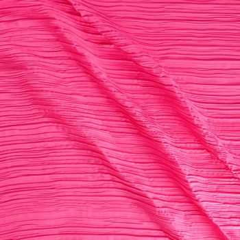 Pink irregular pleats