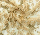 Bordado abstracto dorado