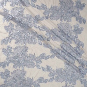 Lilac macro flower embroidery