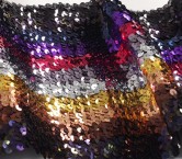 Multicolor sequins embroidered bands
