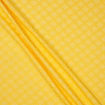 Jacquard geometrico amarillo