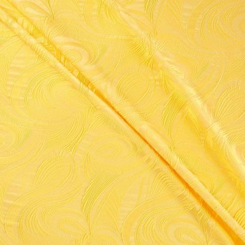 Jacquard ondas amarillo