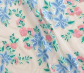 Lilac flower embrodery