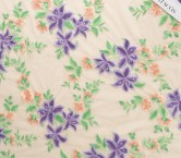 Lilac flower embrodery