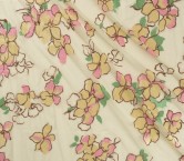 Lemon yellow flower embrodery