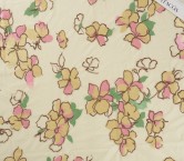 Lemon yellow flower embrodery