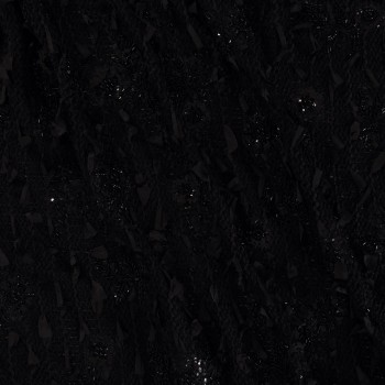 Fantasia bordada con cintas negro