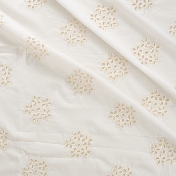 Embroidered Linen & Cotton