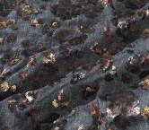 Blue linen embroidered sequins