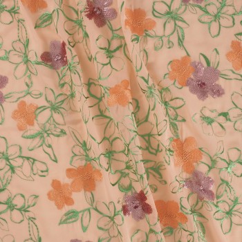 Gasa & Organza Bordada