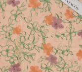 Chiffon bordado lentejuelas salmon