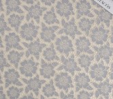 Grey open flower embroidery