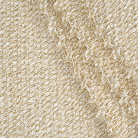 Beige pleated ruffle vichy