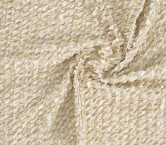 Beige pleated ruffle vichy