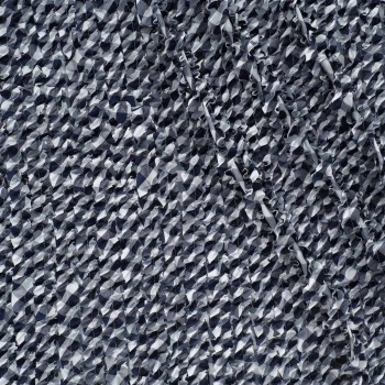 Volante fruncido vichy navy