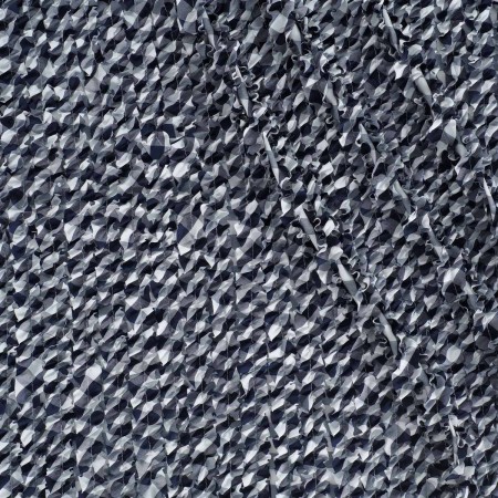 Navy pleated ruffle vichy