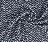 Navy pleated ruffle vichy