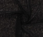 Black chantilly with brocade =2925