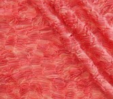 Salmon tulle 3d