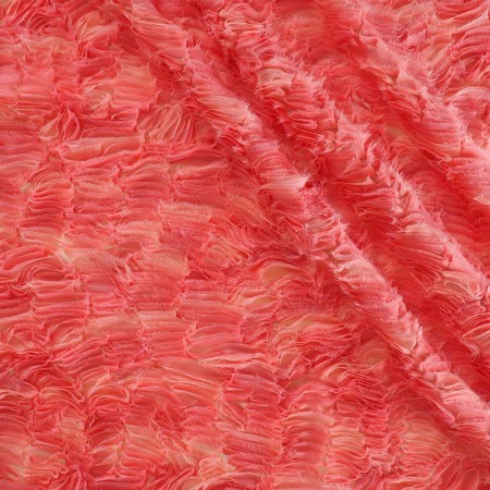 Salmon tulle 3d