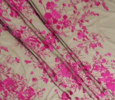 Tul bordado flor =2922 azul