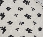 Bordado lentejuelas floral blanco