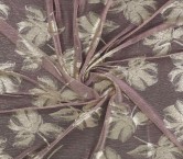 Pink lamé pleated knit fabric