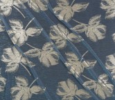 Black gold lamé pleated knit fabric