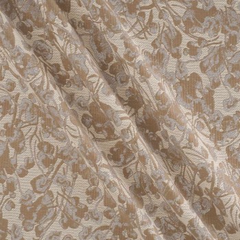 Silver jacq. floral lamé