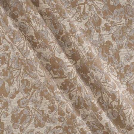 Silver jacq. floral lamé