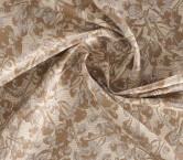 Silver jacq. floral lamé