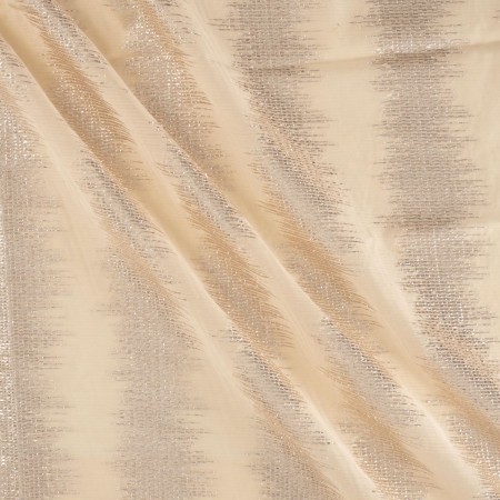 Almond jacquard stripes lamé