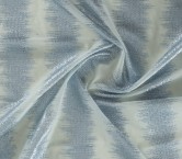 Jacquard rayas lamé azul