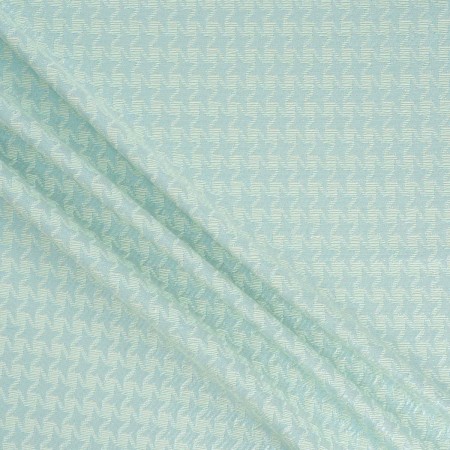 Turquoise geometric jacq. lamé